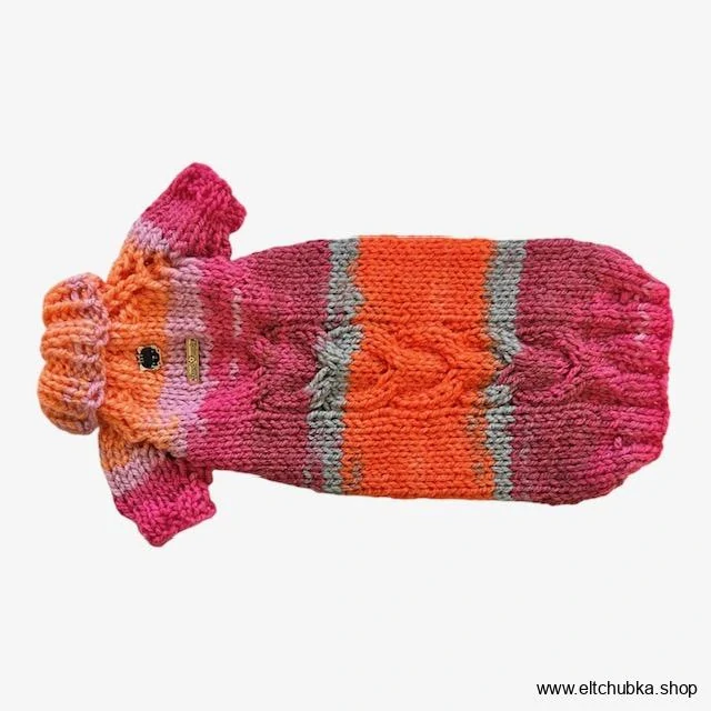 Svetřík pro sphynx - oranžový melír S