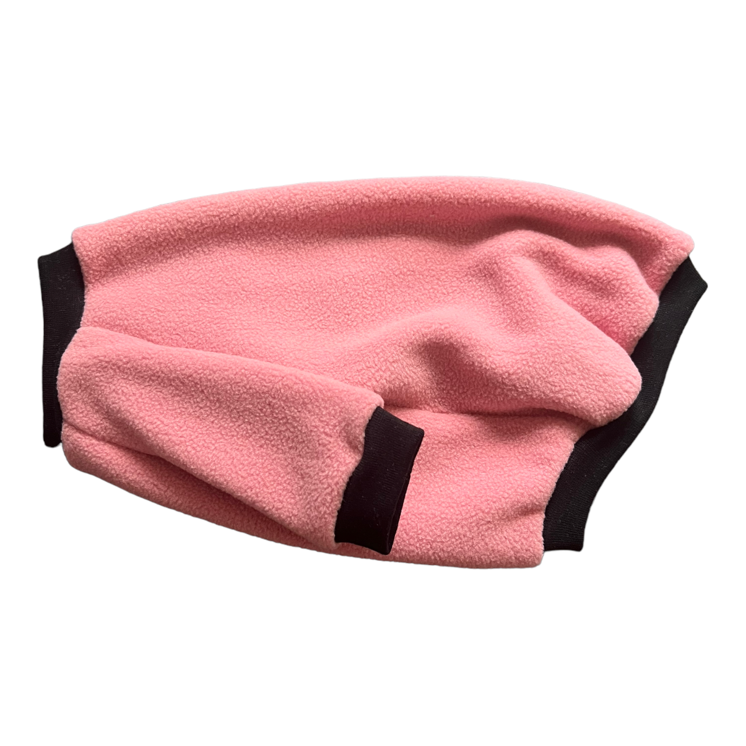 Tričko pro sphynx teplé fleece starorůžová s rukávkem