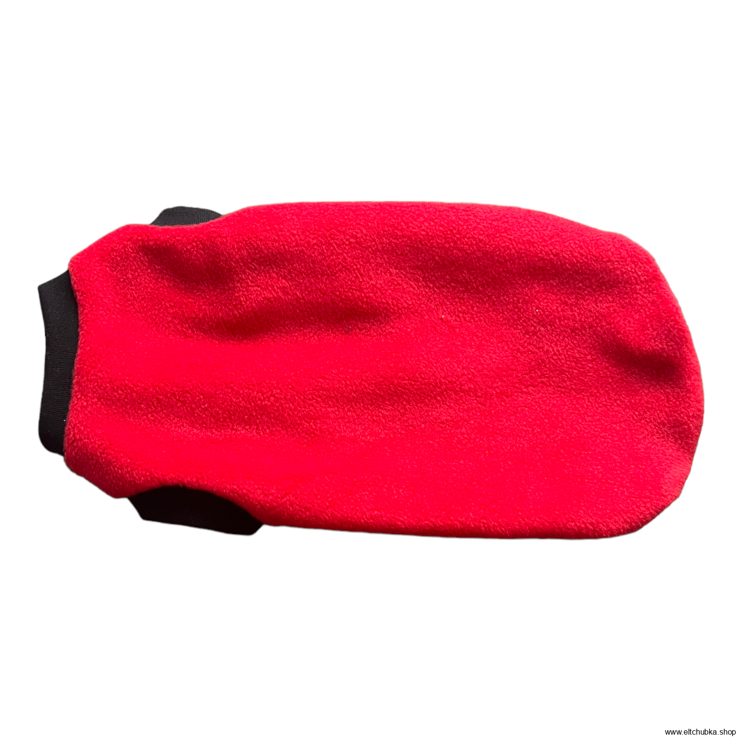 Tričko pro sphynx teplé fleece červené