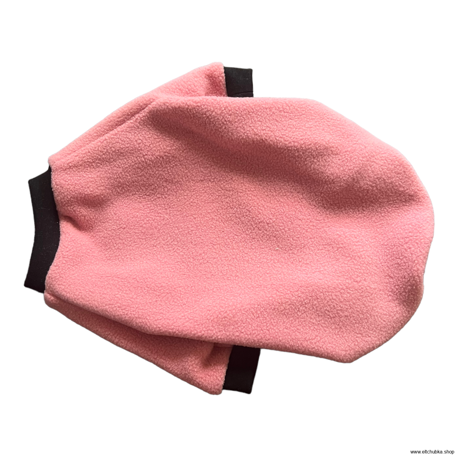 Tričko pro sphynx teplé fleece starorůžová s rukávkem