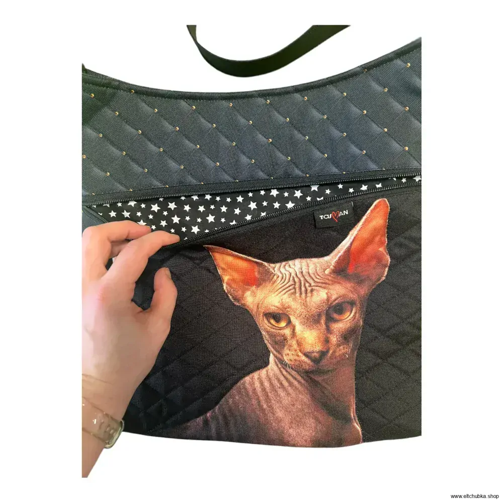 Kabelka s originálním potiskem SPHYNX vzor 2