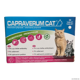 Capraverum probiotika + prebiotika pro dospělé kočky 